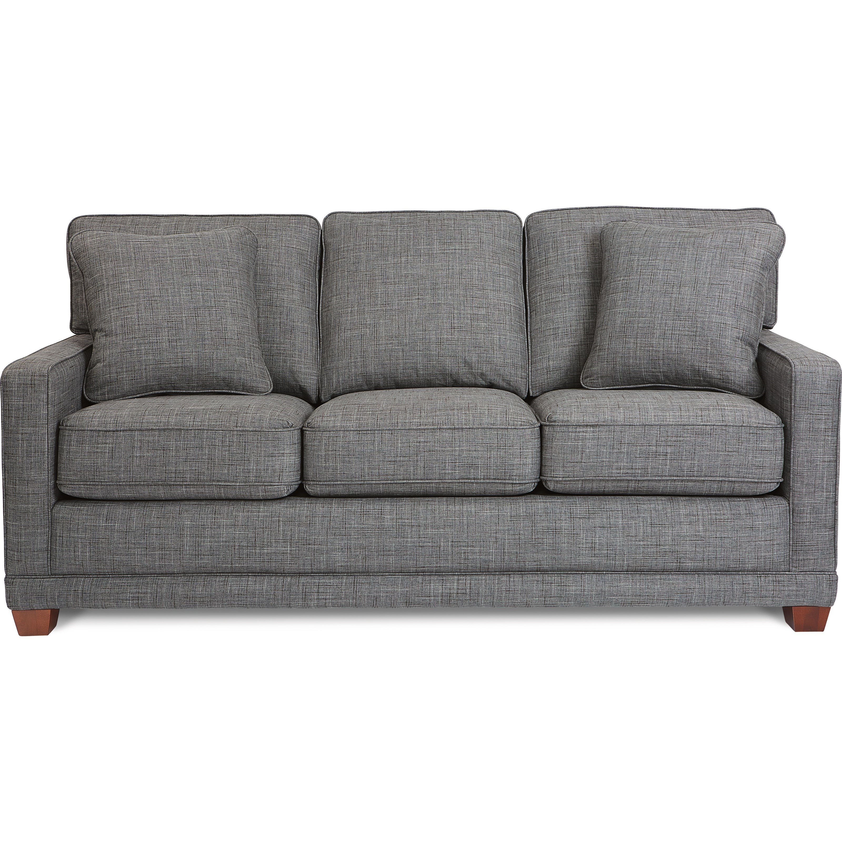 LaZBoy Kennedy 610593 Transitional Sofa with Wood Legs and Welt Cord